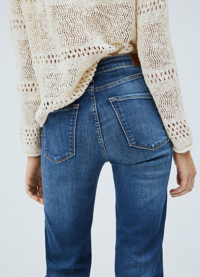 Miniatura: Pepe Jeans - Jeans a vita alta 7/8