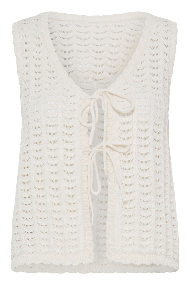 Miniatura: Ichi - Top Gilet in macramè