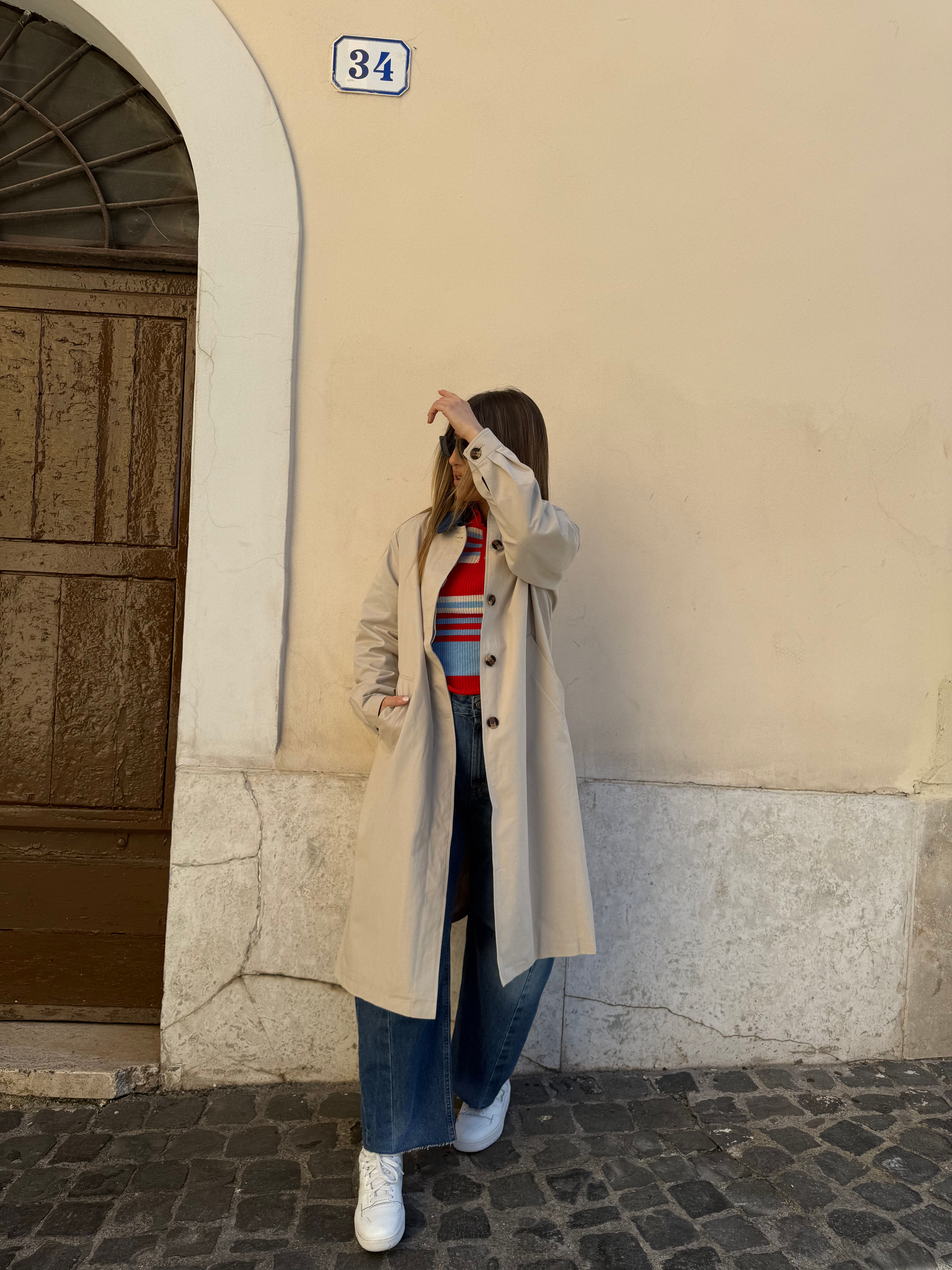 Pepe Jeans - Impermeabile con colletto