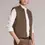 Miniatura: gilet smanicato vest marrone