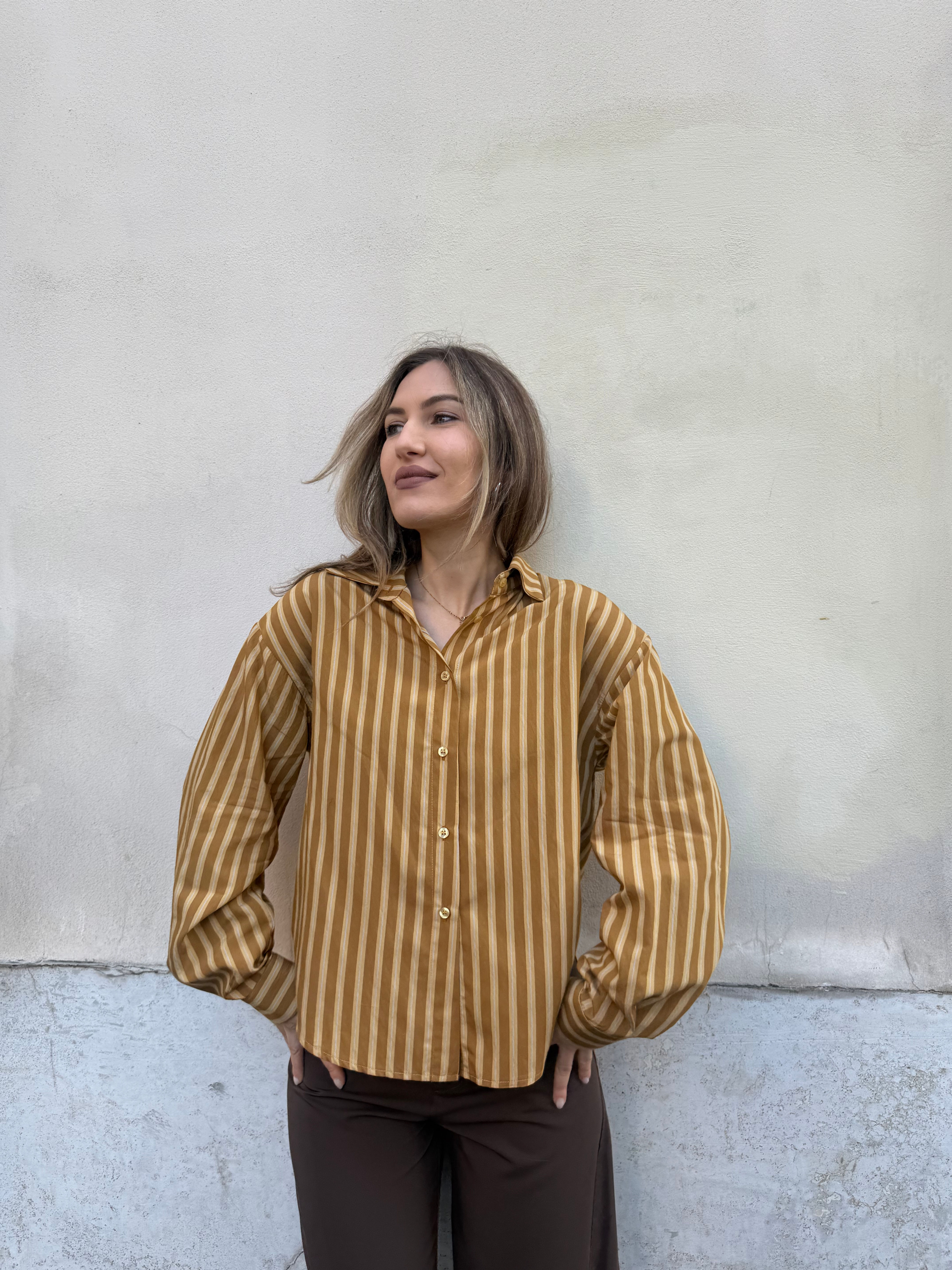 Haveone - Camicia bacchettata 