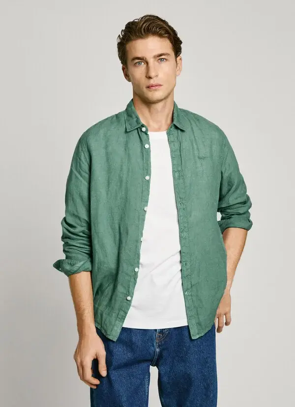 Pepe Jeans - Camicia misto lino Arnau
