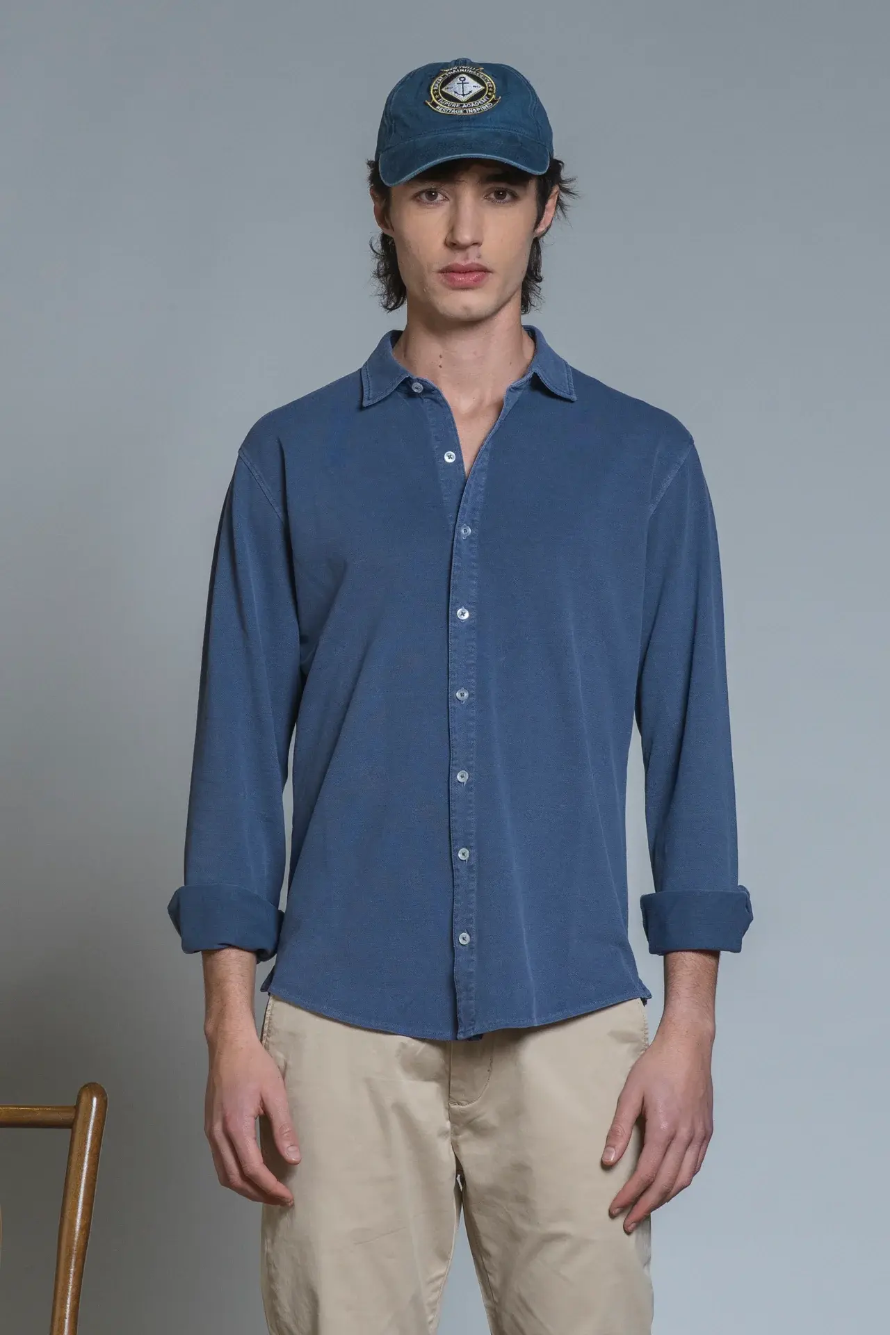 Impure - Camicia oxford piquet