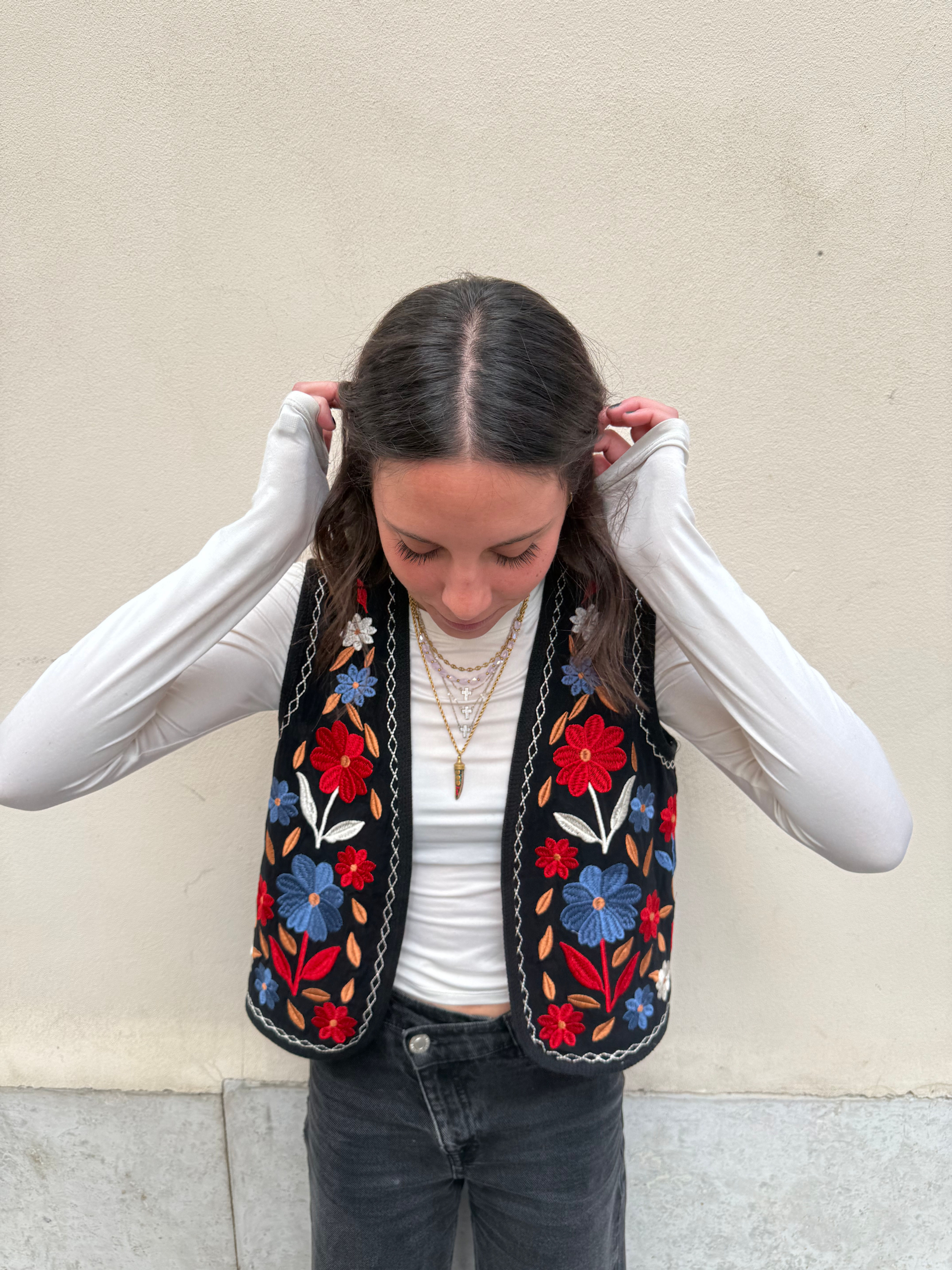 Haveone - Gilet ricamato