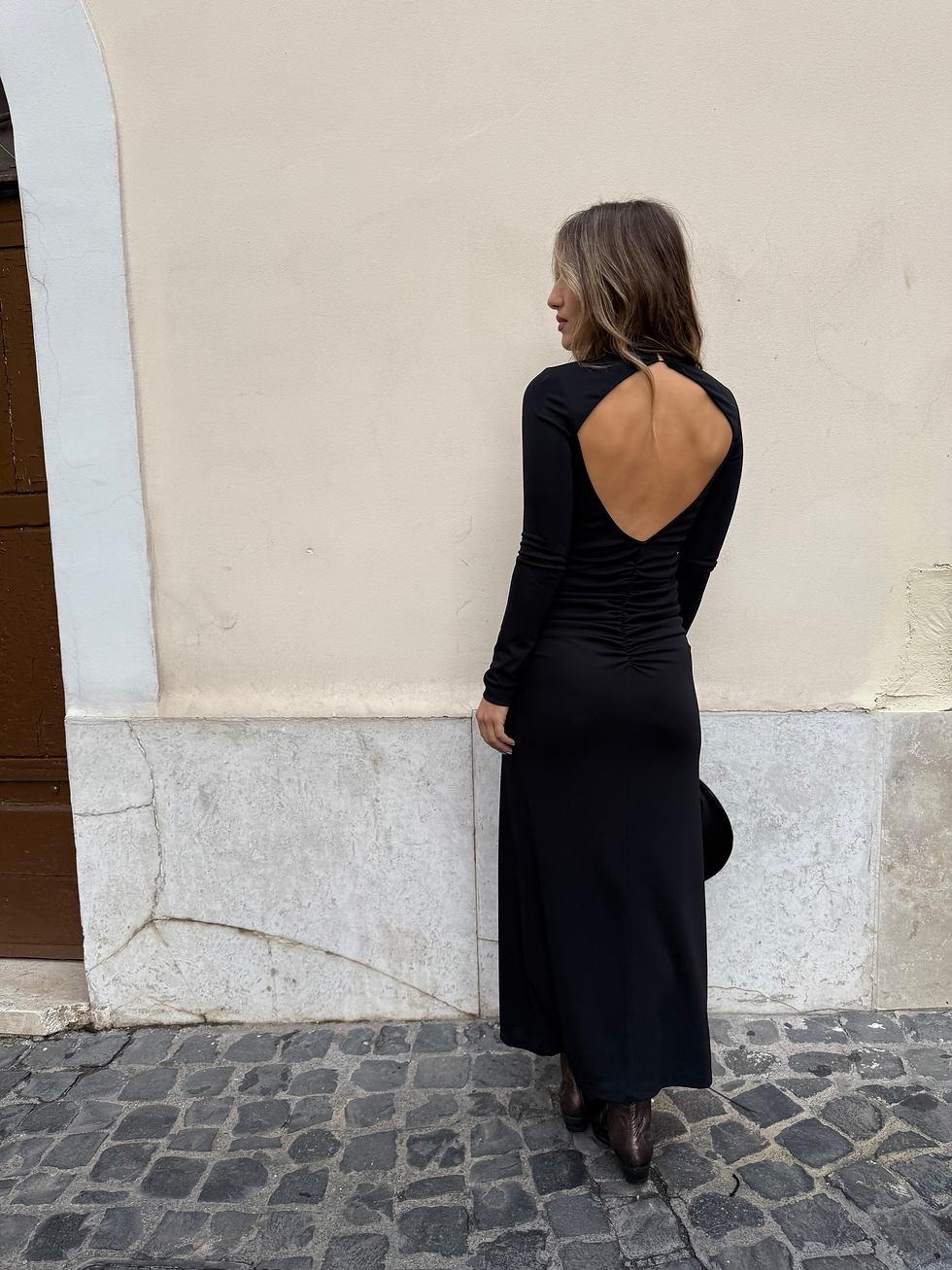 Vicolo - Abito lungo con schiena scoperta