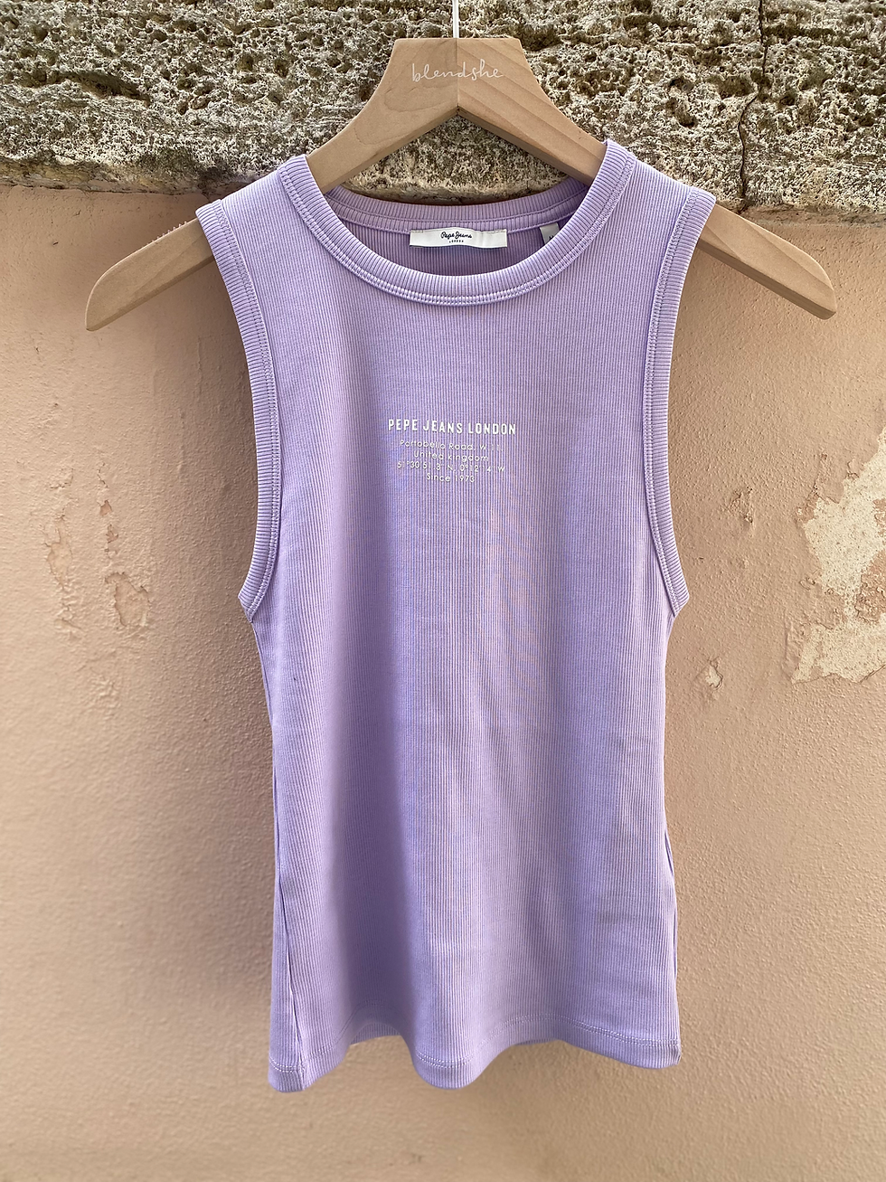 Miniatura: Pepe jeans - top a costine elasticizzato 