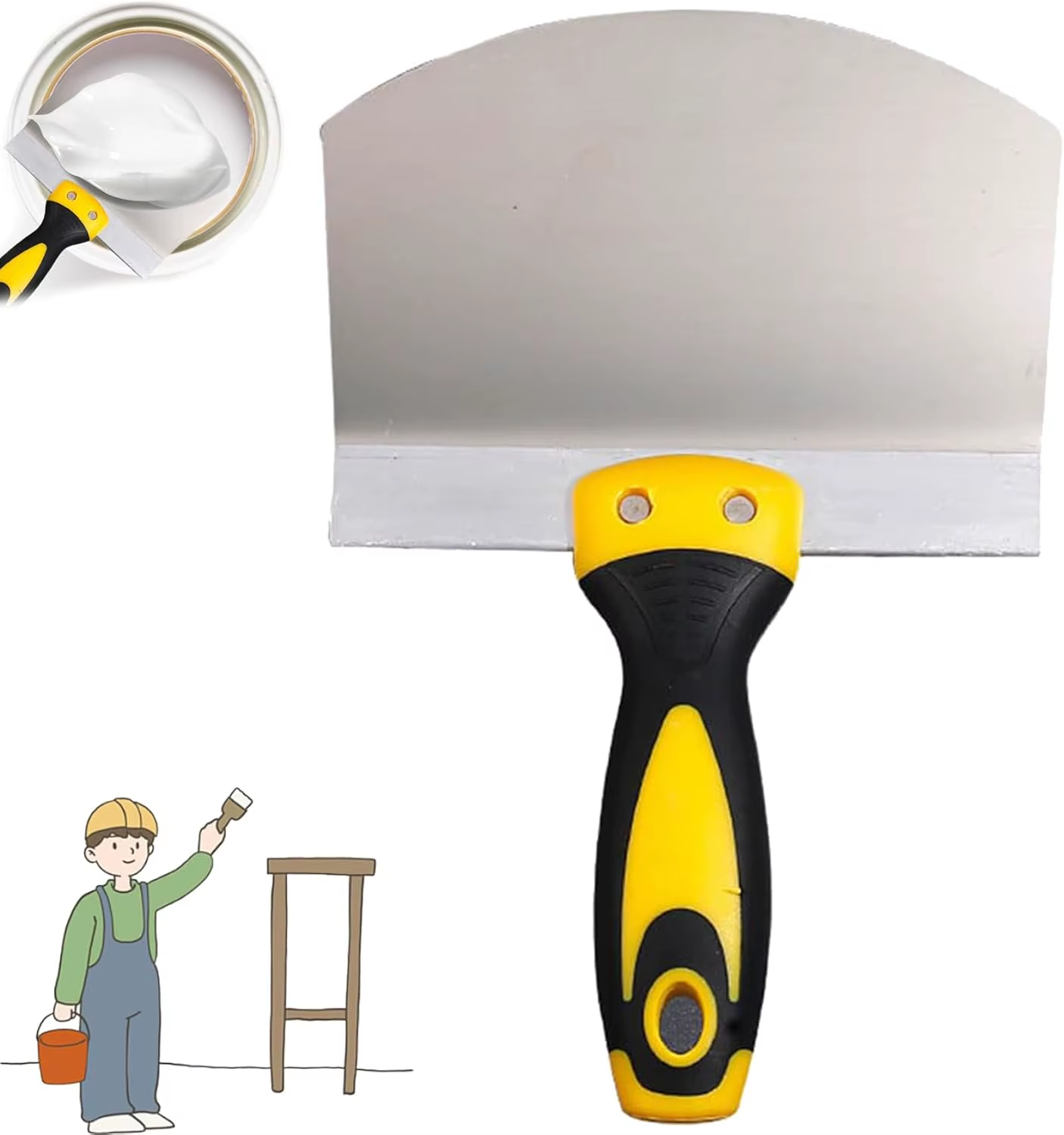 Stainless Steel Putty Knife Spatula Painter/ Plaster