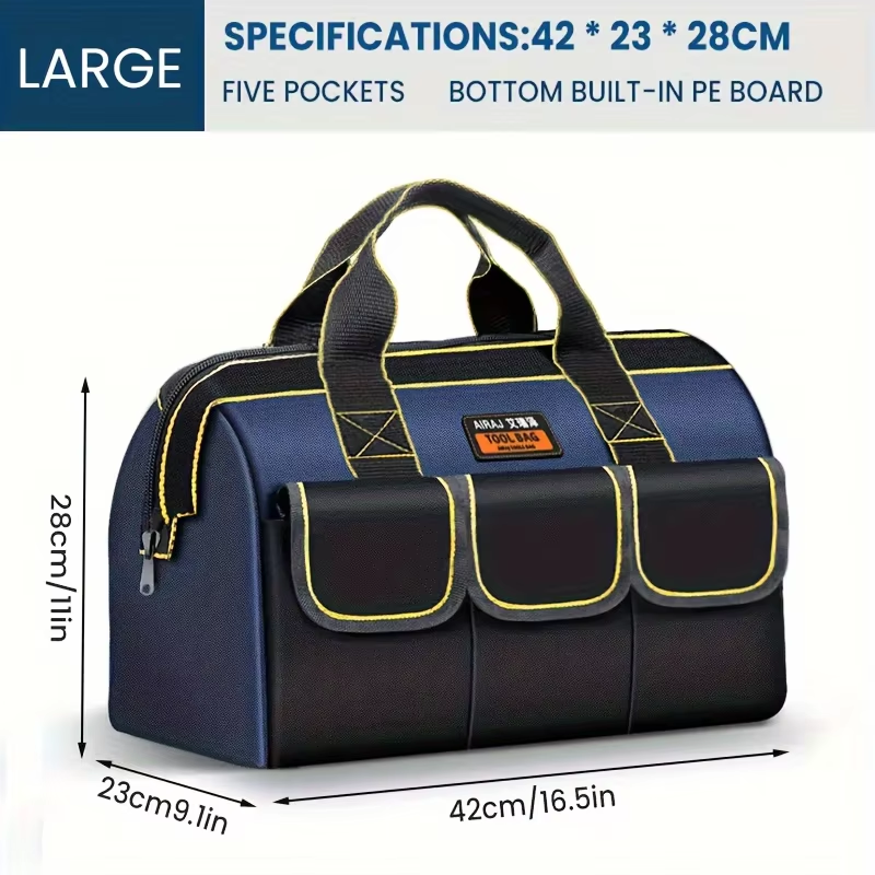 Thumbnail: Multifunctional Tool Bags 1680D Oxford Cloth Electrician Bags Waterproof and Wea