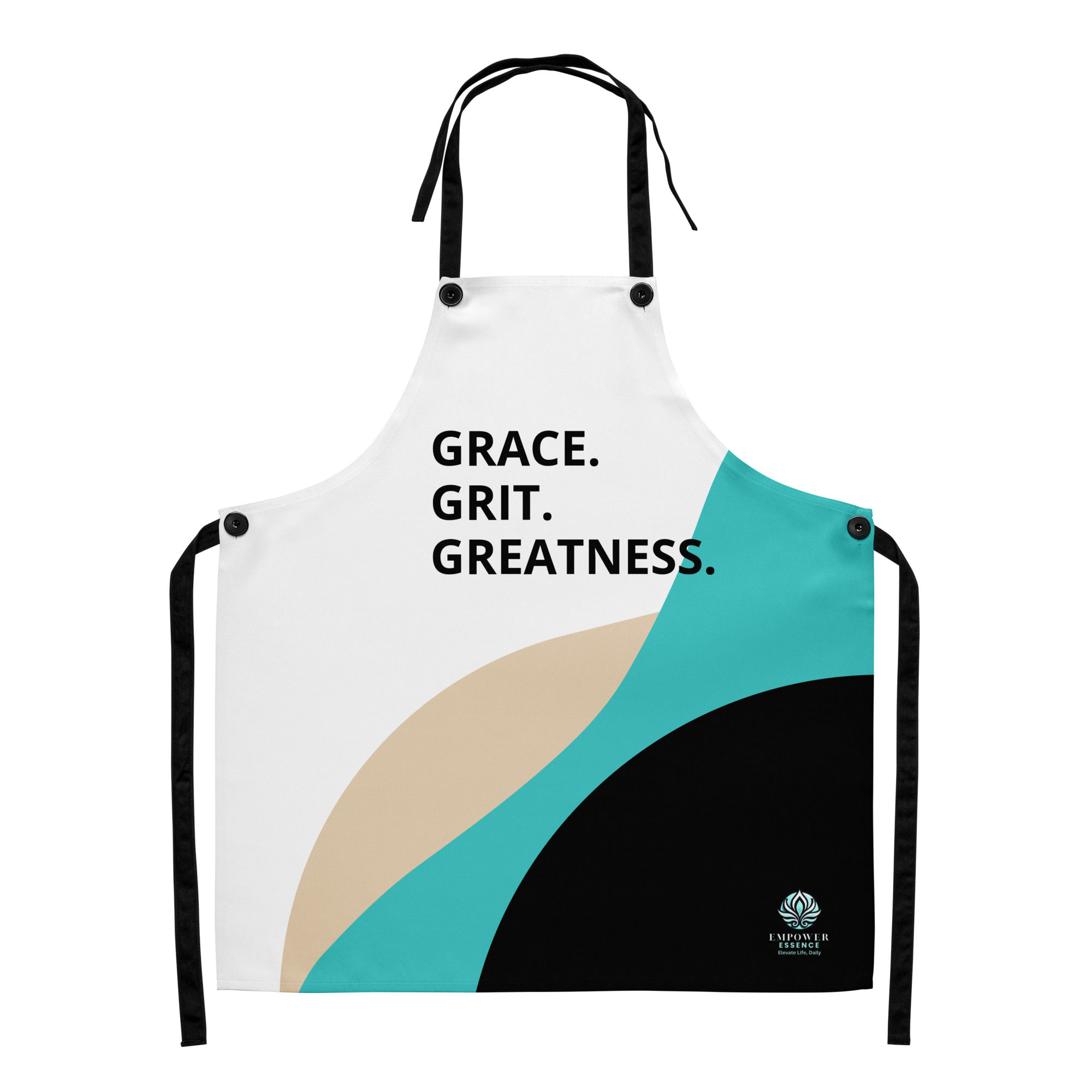 Grace. Grit. Greatness. Apron