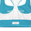 Thumbnail: Move with Intention Blue Longline Sports Bra