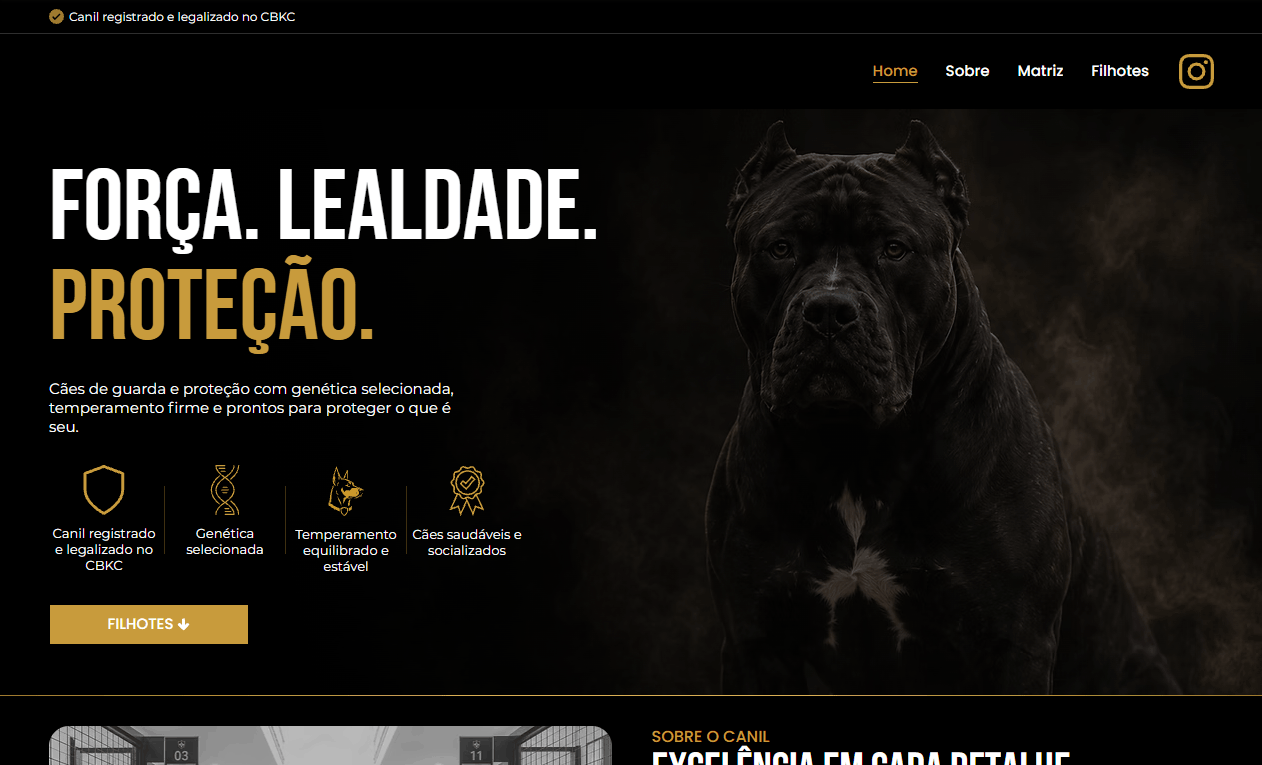 Canil - Catálogo