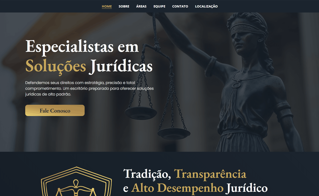 Advogados - Landing Page
