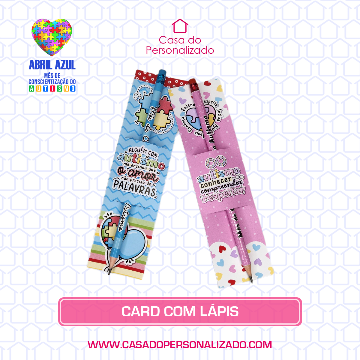 Card Lápis - Brindes Personalizados