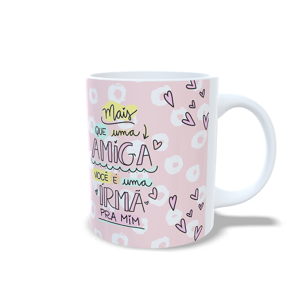Miniatura: Caneca Personalizada Branca Coleção Amigas