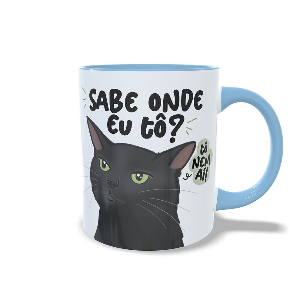 Miniatura: Caneca Personalizada "TIo Nem Ai" - Alça Colorida