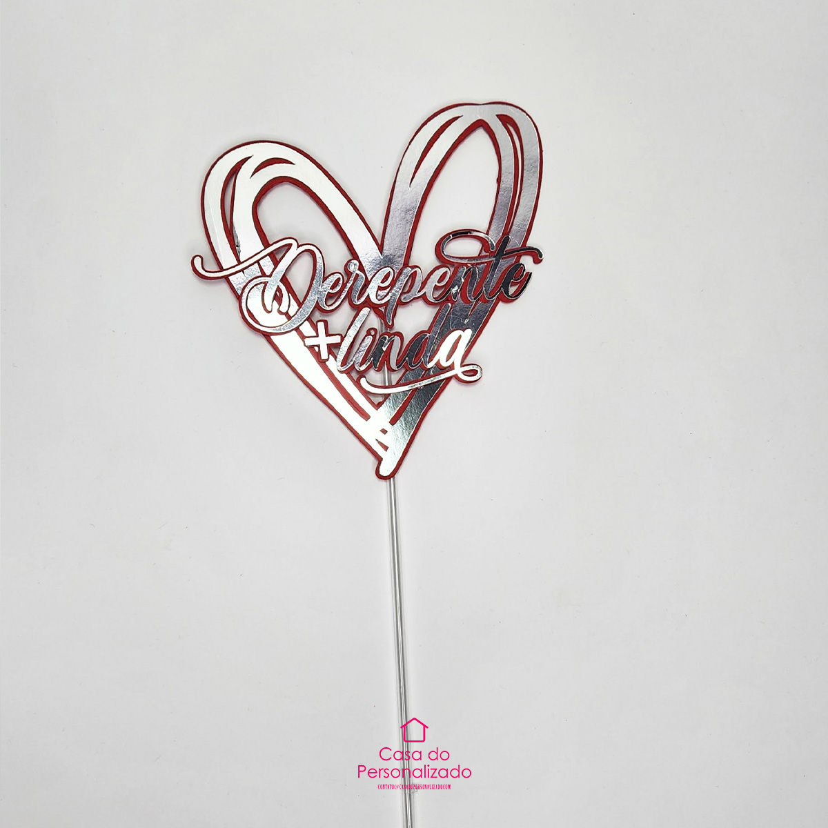 Topo de Bolo - Derepente + Linda