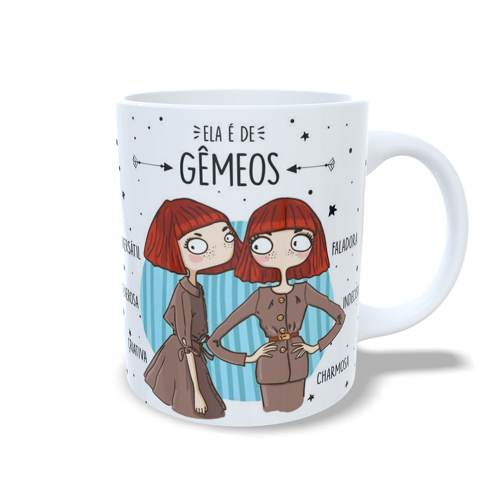 Miniatura: Caneca Personalizada "Coleção Signos" - Branca