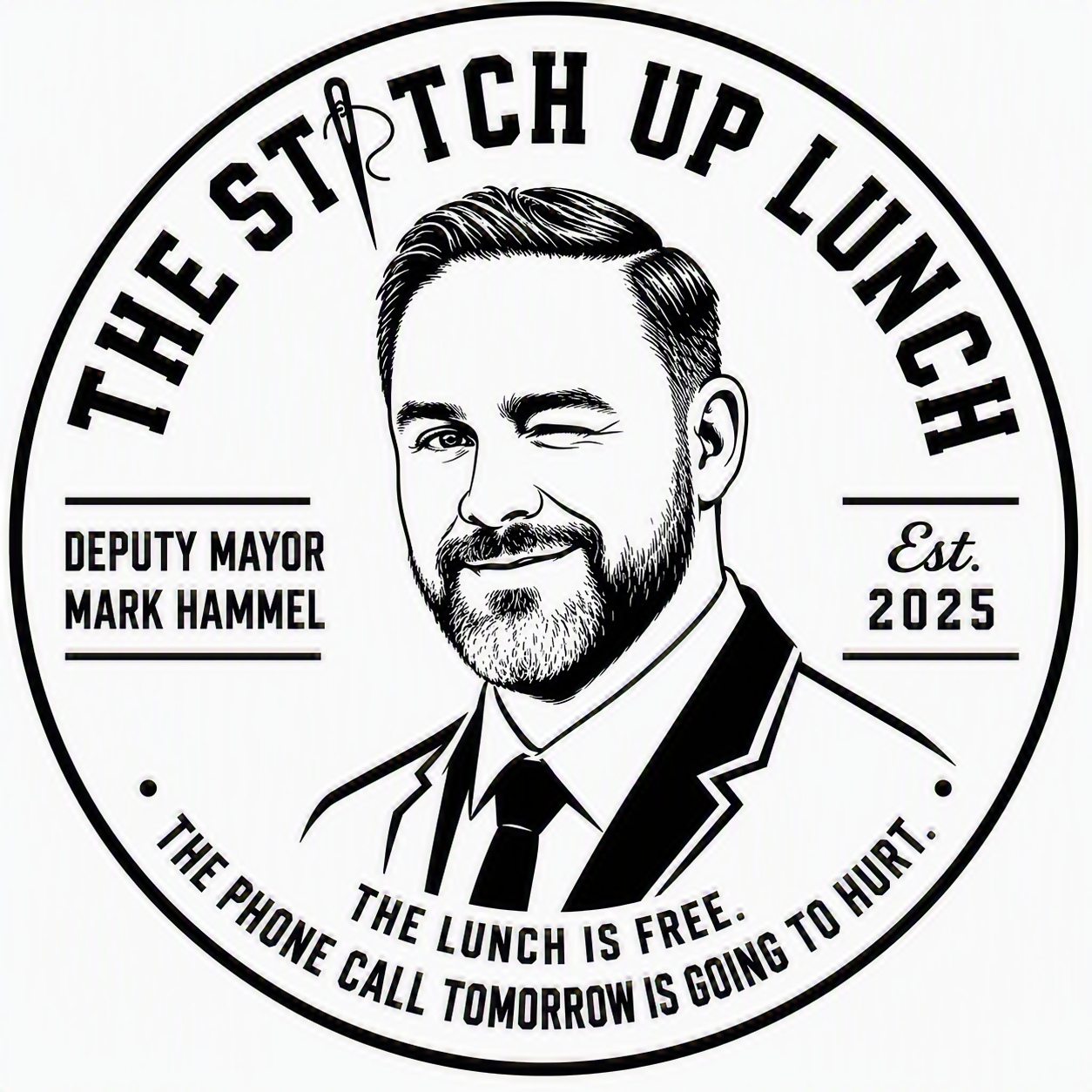 The Stitch Up Lunch badge