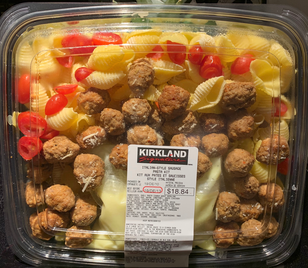Costco Kirkland Signature Italian Sausage Pasta Kit Review