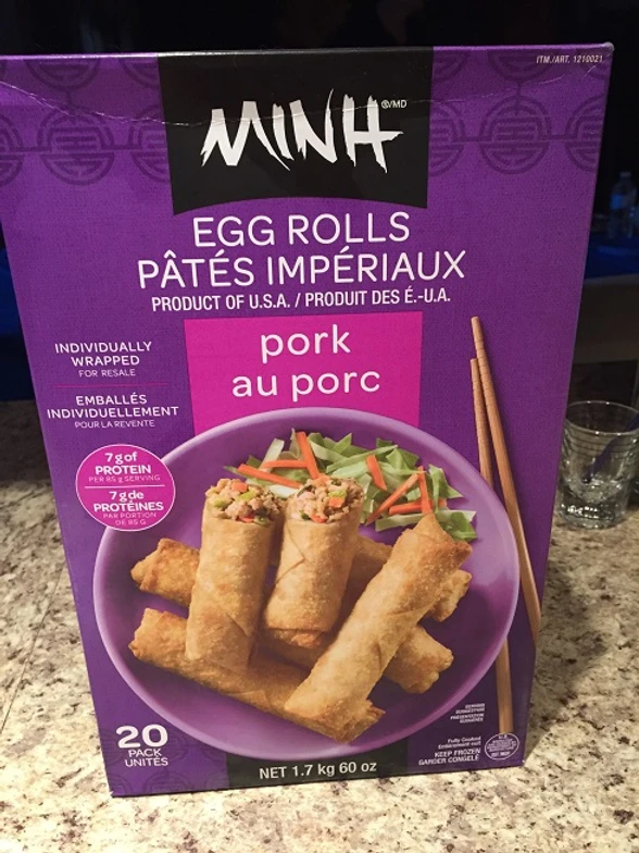 Costco Minh Pork And Vegetable Egg Rolls Review Costcuisine