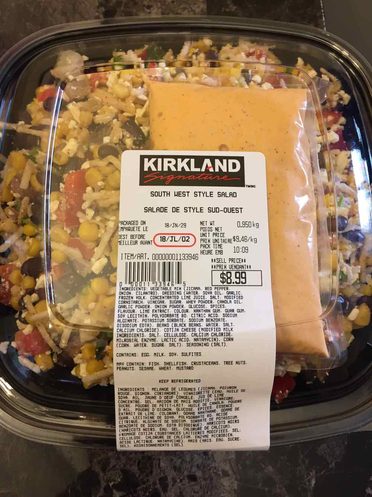 Costco Kirkland Southwest Style Salad Review