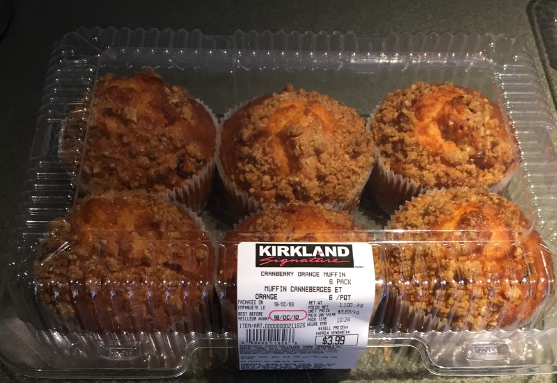 Costco Kirkland Signature Cranberry Orange Muffin Review
