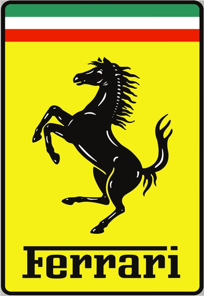 Garage Sign - Ferrari - 420mm - PVC