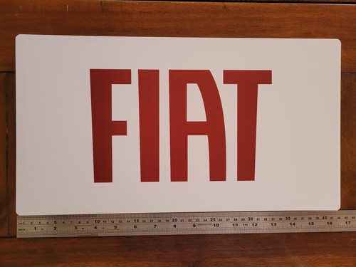 Garage Sign - Fiat - 16