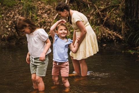 Candid, unposed, Documentary Style Family Photography capturing real family moments in the Macedon Ranges, Woodend, Kyneton, Gisborne