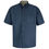 Thumbnail: Men's Short Sleeve Cotton Contrast Dress Shirt