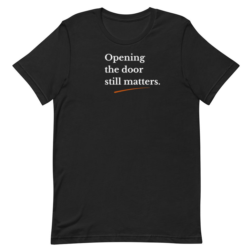 Thumbnail: Opening the door still matters.