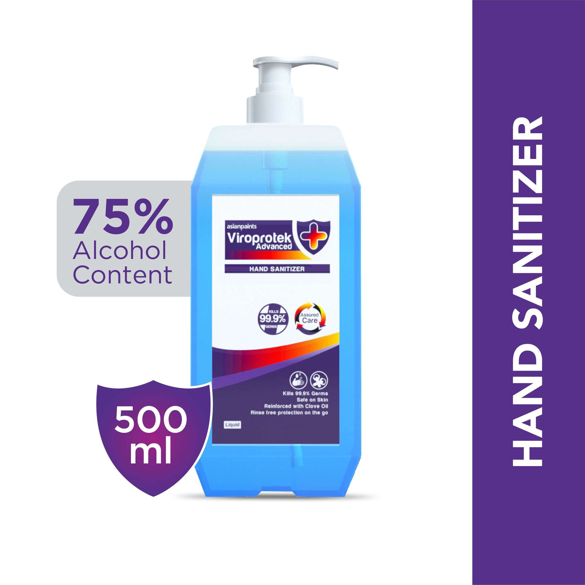 AsianPaints Universal Sanitizer 500ML, Rs.125/Piece, MOQ 24 Piece