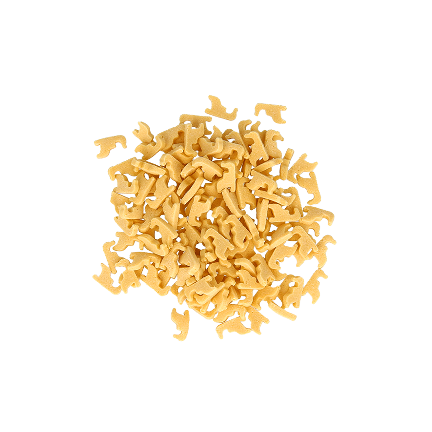 Goldene Zuckerdekorstreusel in Weihnachtsmann-Schlittenform