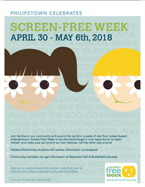 Screen Free Week starts April 30th!