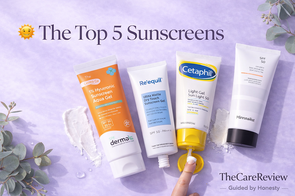 Top 5 sunscreens for summer 2026