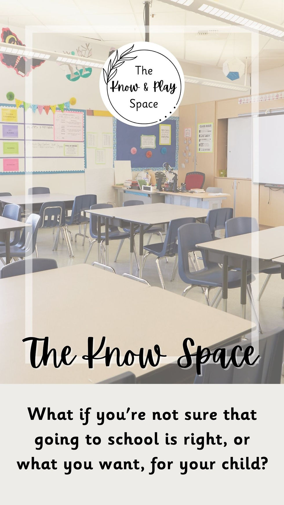 What if you're not sure school is right, or what you want, for your child?