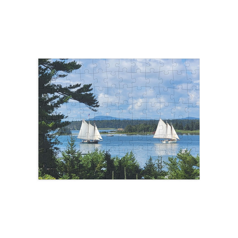 Thumbnail: Maine Clipper Ship Puzzle (96, 252, 500, 1000-Piece)