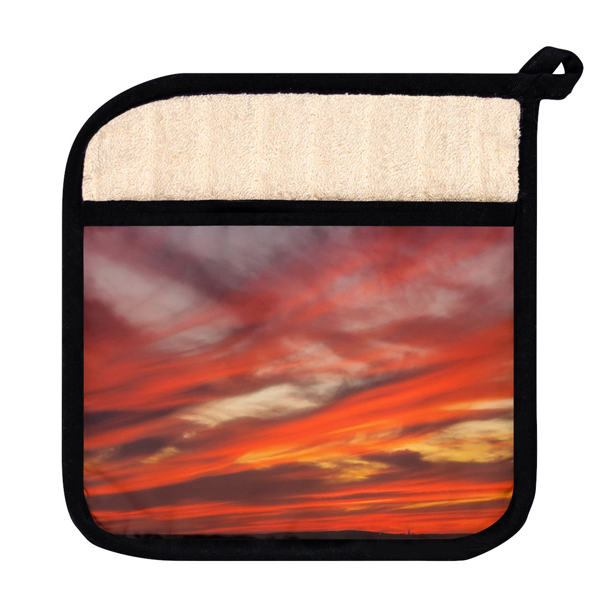 Sunset Pot Holder with Pocket