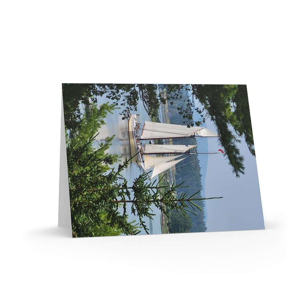 Thumbnail: Maine Clipper Ship Greeting cards (8, 16, and 24 pcs)