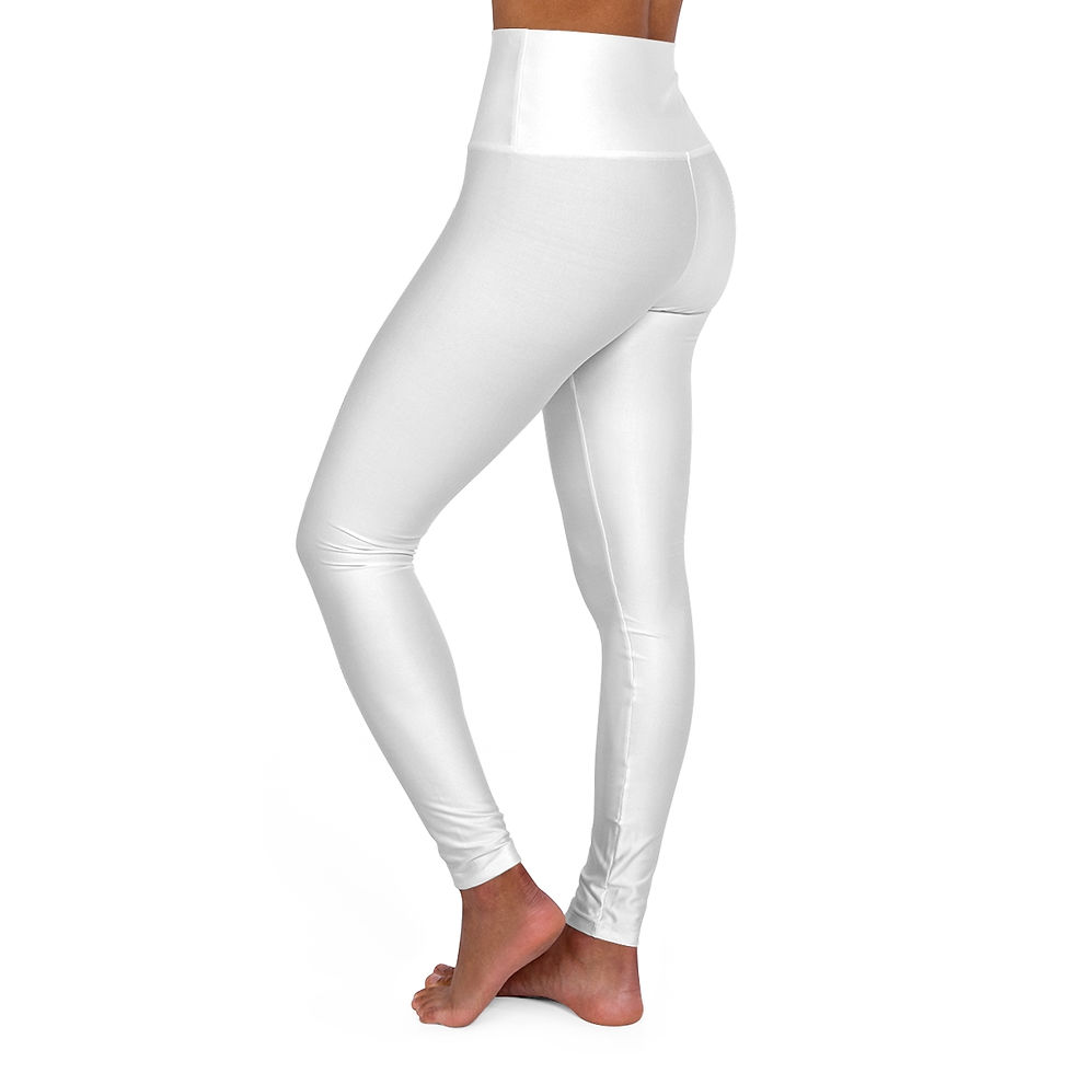 Thumbnail: White High Waisted Leggings