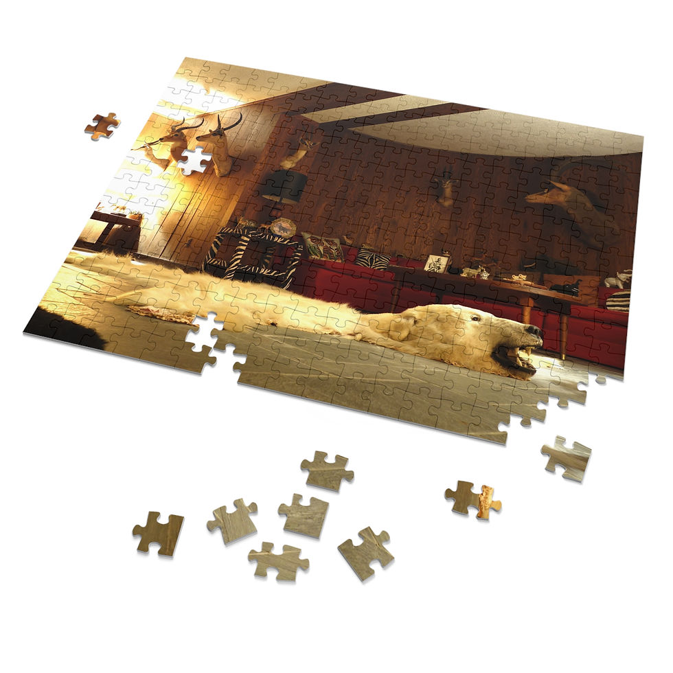 Thumbnail: Game Room Jigsaw Puzzle with Tin