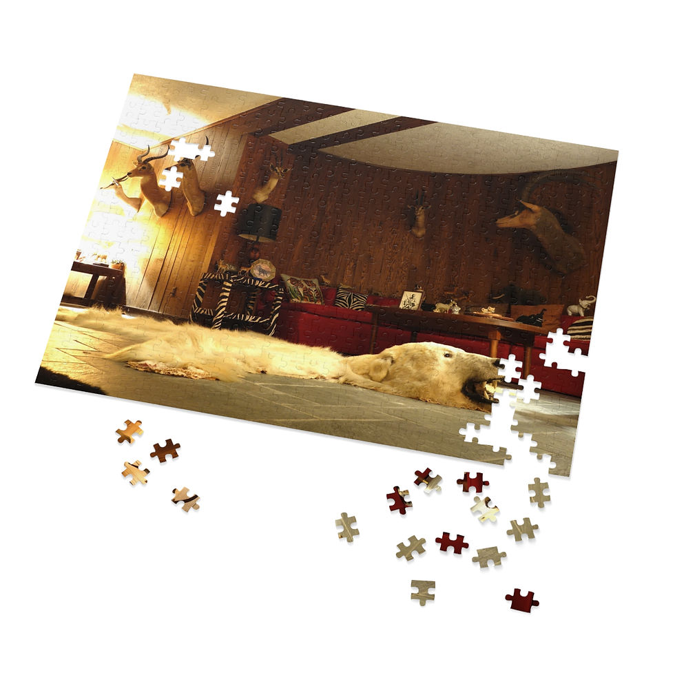 Thumbnail: Game Room Jigsaw Puzzle with Tin