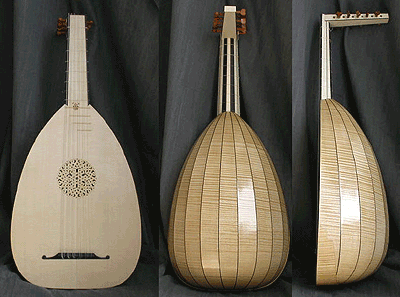 6コース・リュート ホビー・楽器・アート 6コース ルネッサンス・リュート