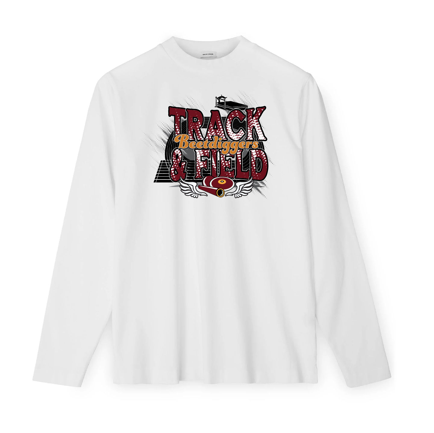Beetdiggers Track & Field - White Longsleeve