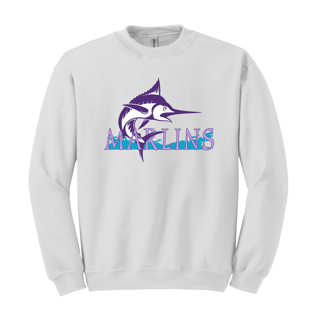 Marlins Swim Team Crew Neck Sweater