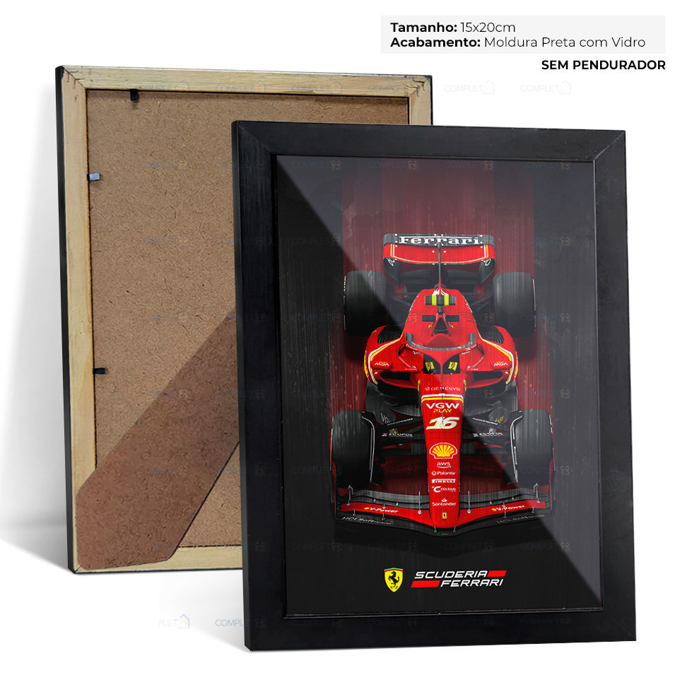 Miniatura: Quadro Carro de Corrida F1 sf-24 Formula 1 Season 2024