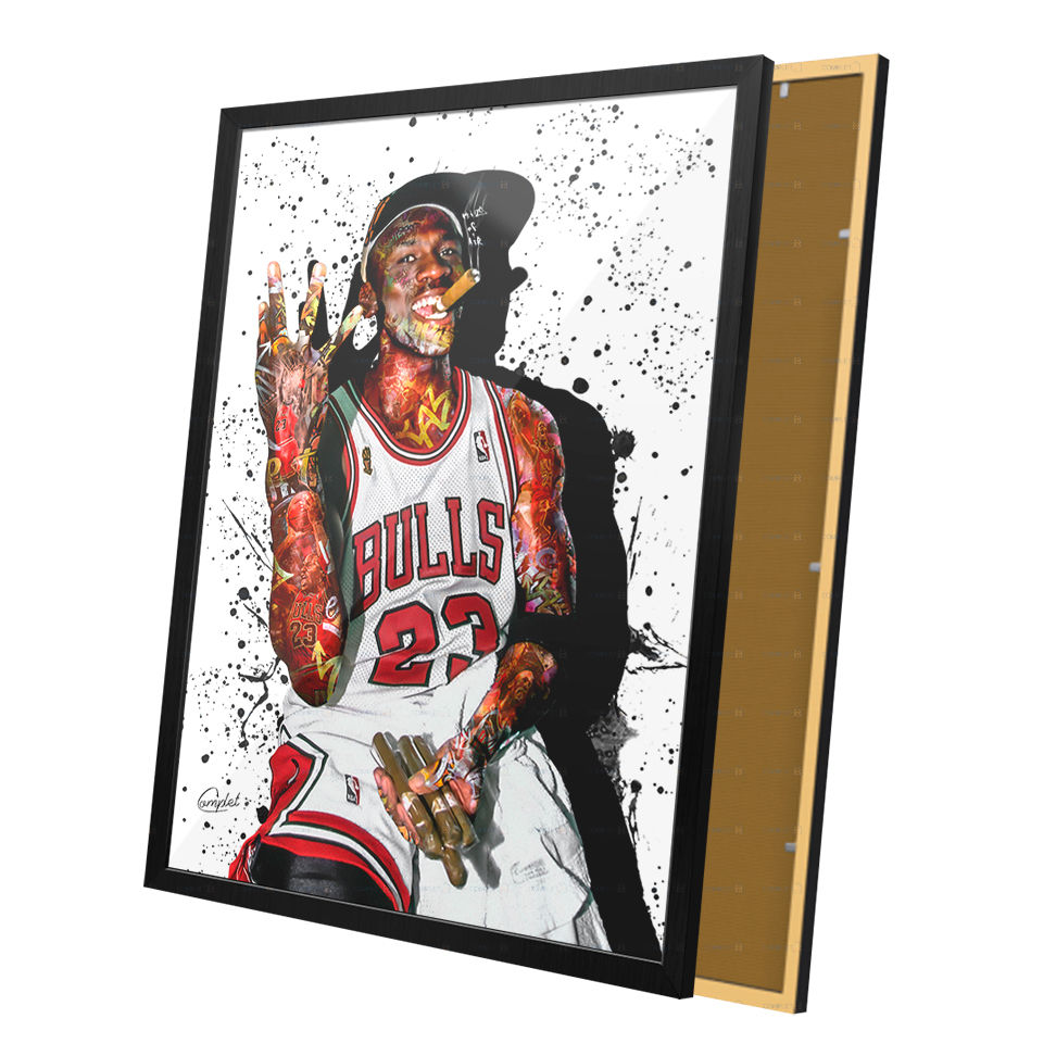 Quadro Michael Jordan Grafit Lenda Basquete