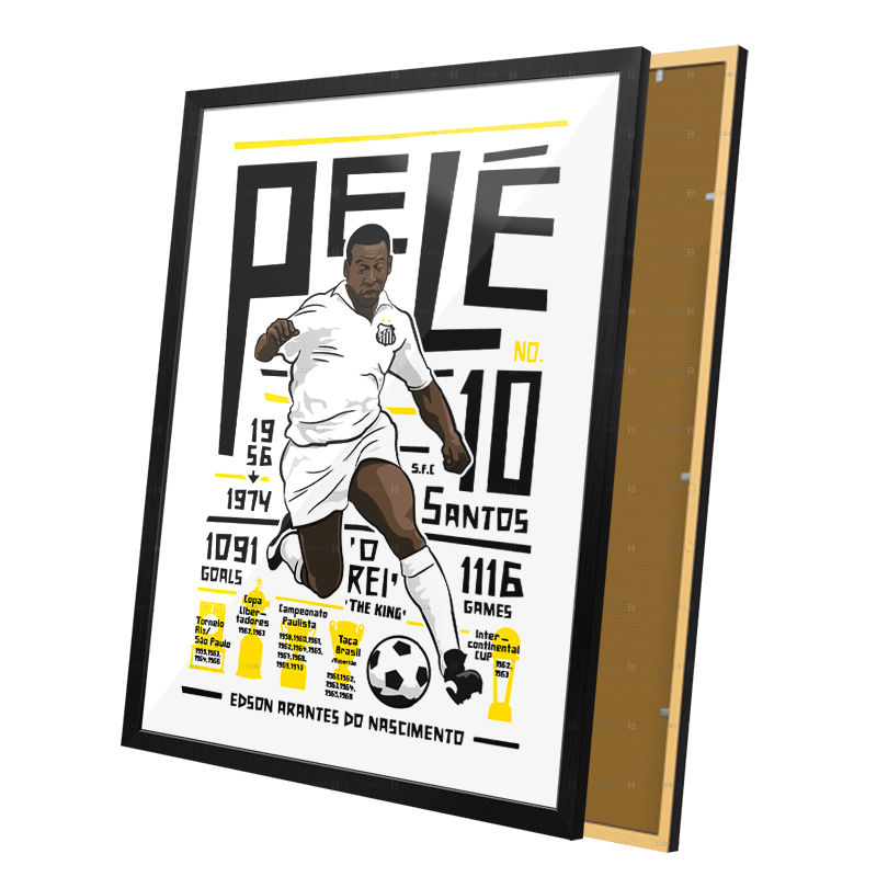 Quadro Desenho Camisa 10 Pele