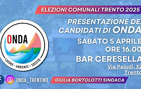 Presentazione dei candidati di Onda