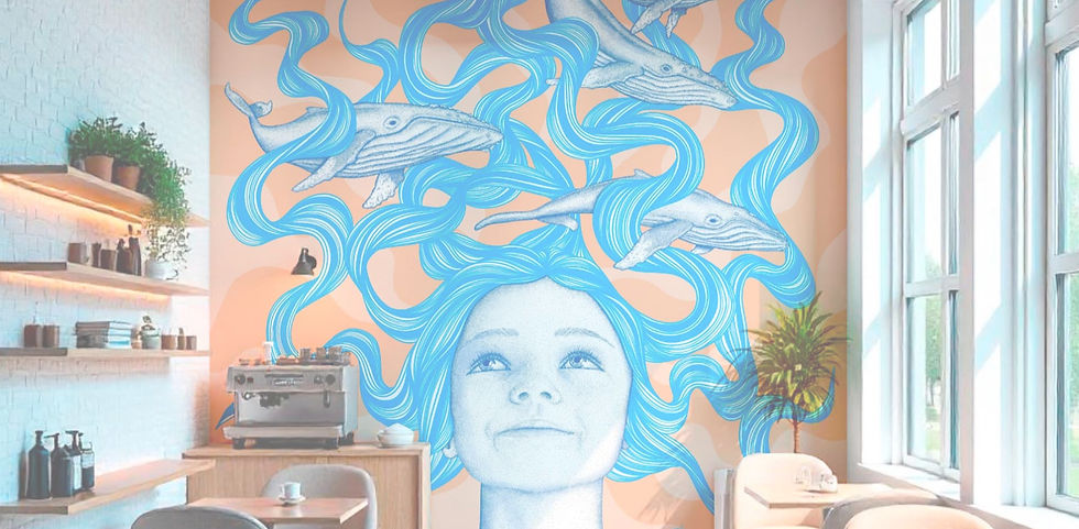 Obra: "Em meio ao mar de pensamentos"